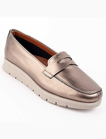 Mocasín De Piel Para Mujer. Purapiel Meilis