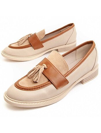 Mocasín De Tacón Para Mujer. Montevita Moccavita