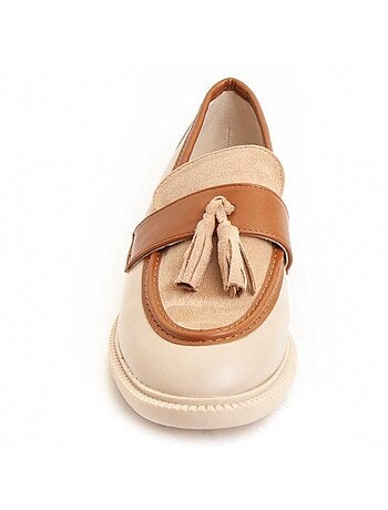 Mocasín De Tacón Para Mujer. Montevita Moccavita