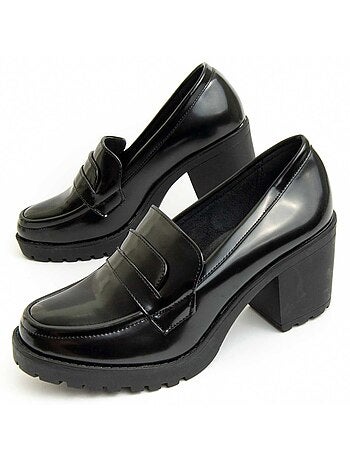 Mocasín De Tacón Para Mujer. Montevita Moccavita