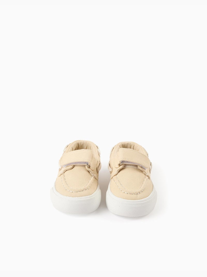 Mocasin de Tela, de Algodón Beige oscuro - Kiabi
