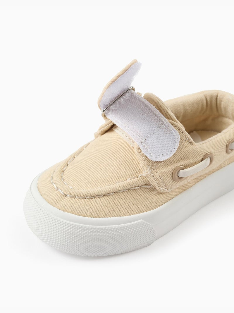 Mocasin de Tela, de Algodón Beige oscuro - Kiabi