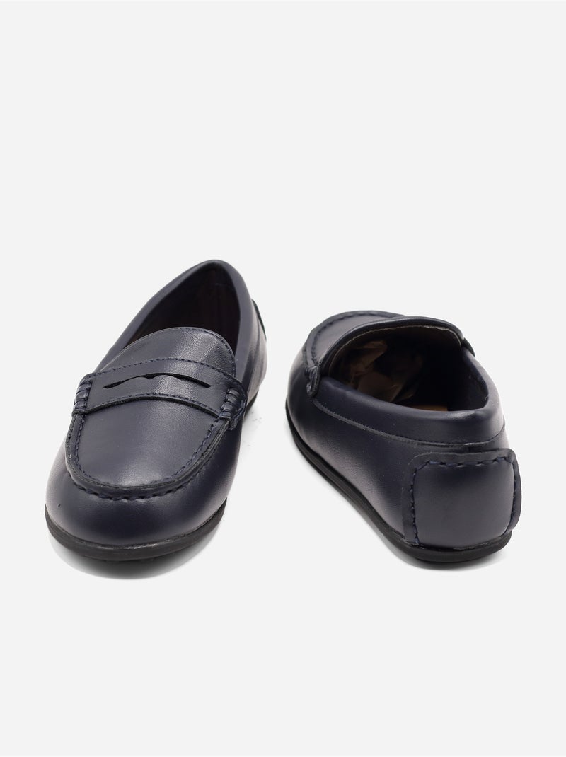 Mocasín para ponerse - Doremi Azul oscuro - Kiabi