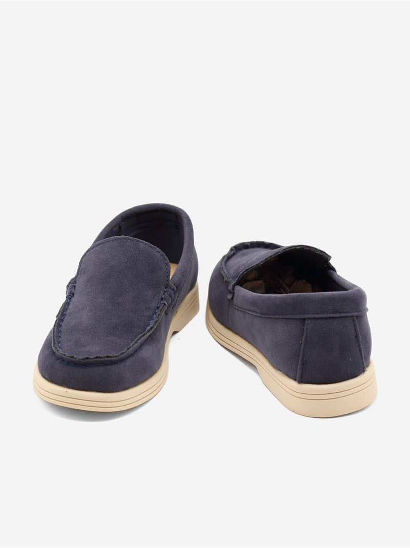 Mocasín para ponerse - Doremi Azul oscuro - Kiabi