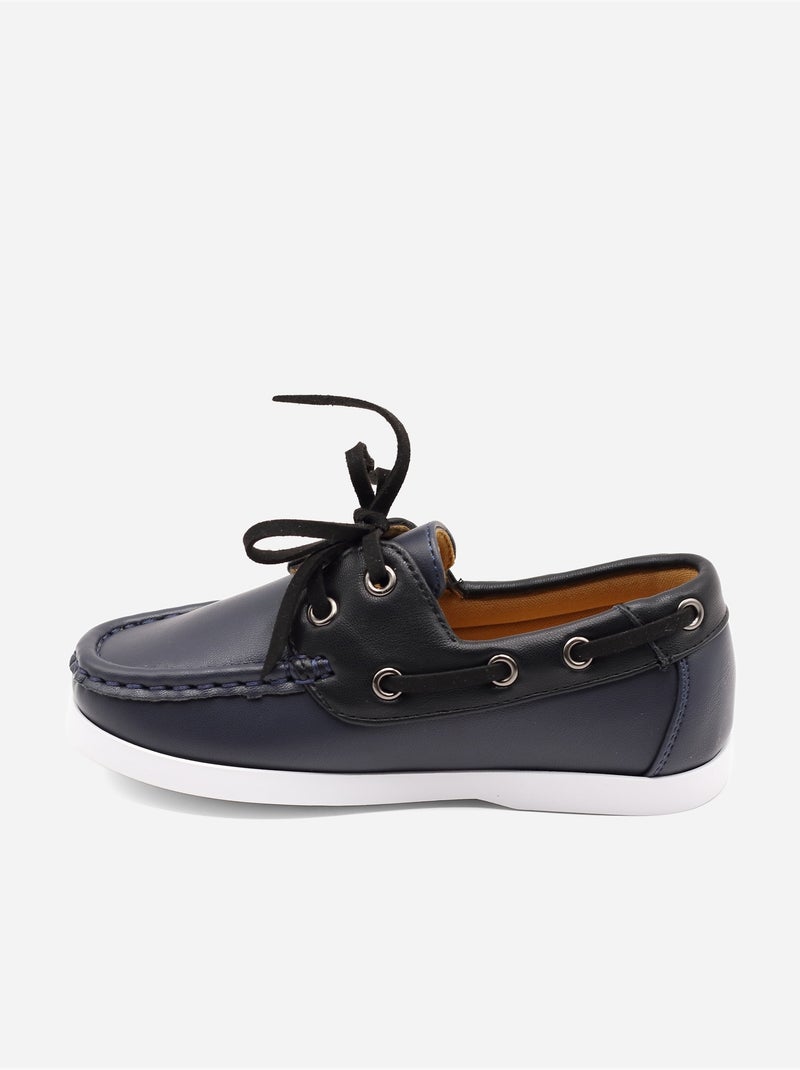 Mocasín para ponerse - Doremi Azul oscuro - Kiabi