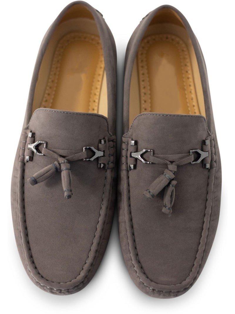 Mocasín sin cordones Kebello Gris - Kiabi