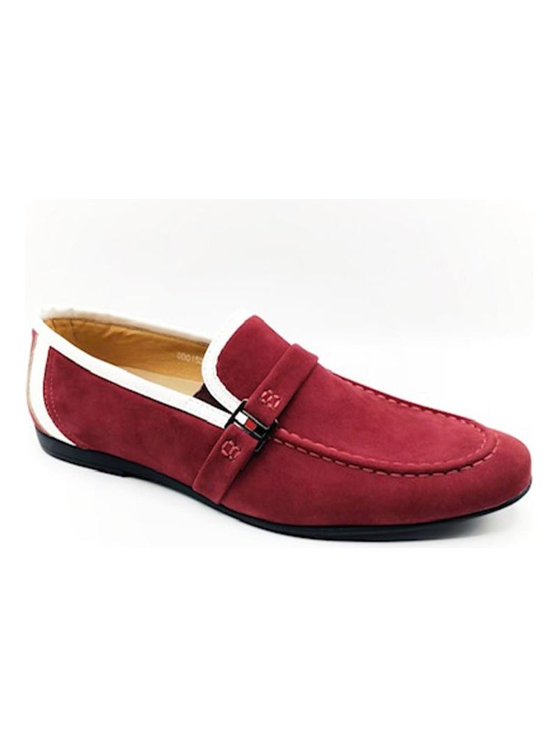 Mocasín sin cordones Kebello Rojo - Kiabi