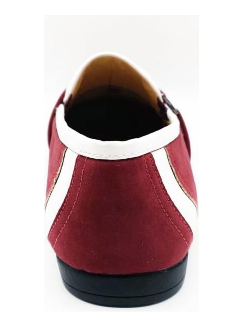 Mocasín sin cordones Kebello Rojo - Kiabi