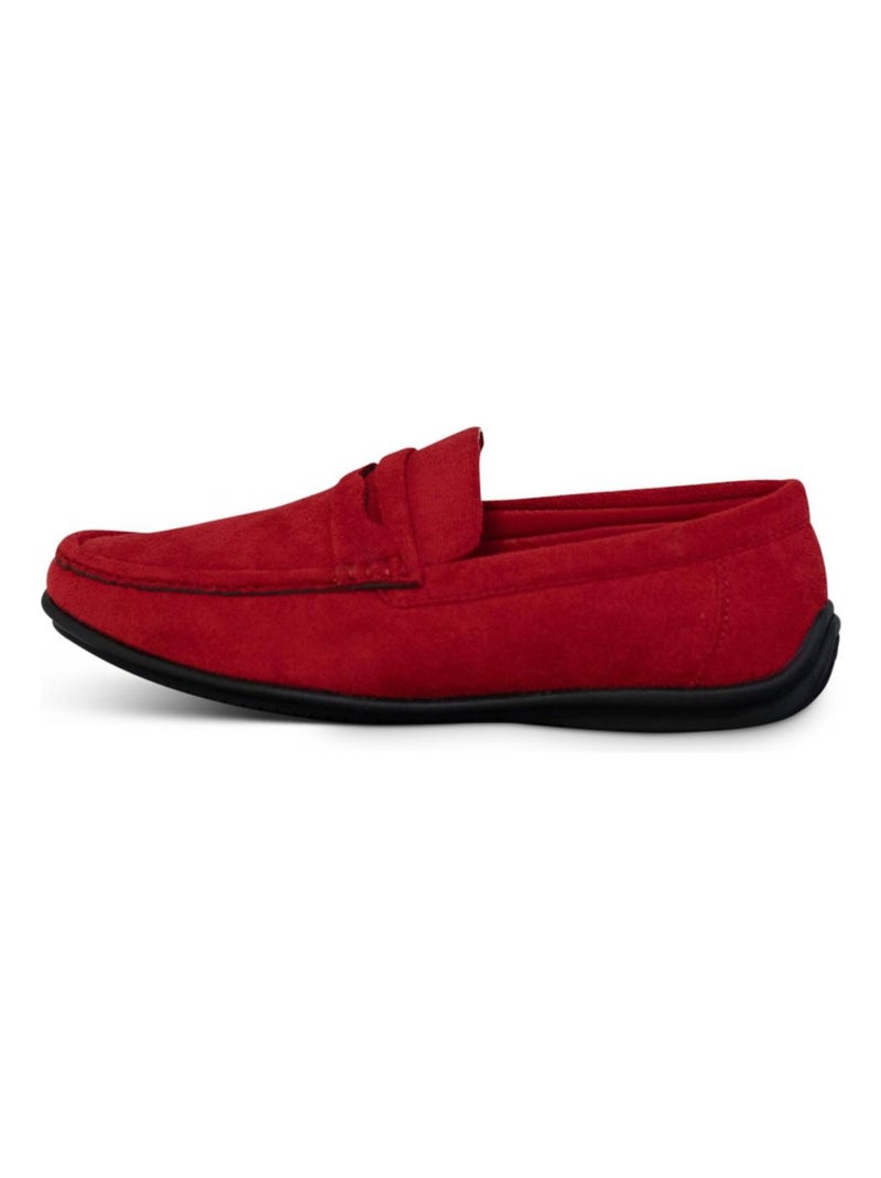 Mocasín sin cordones Kebello Rojo - Kiabi