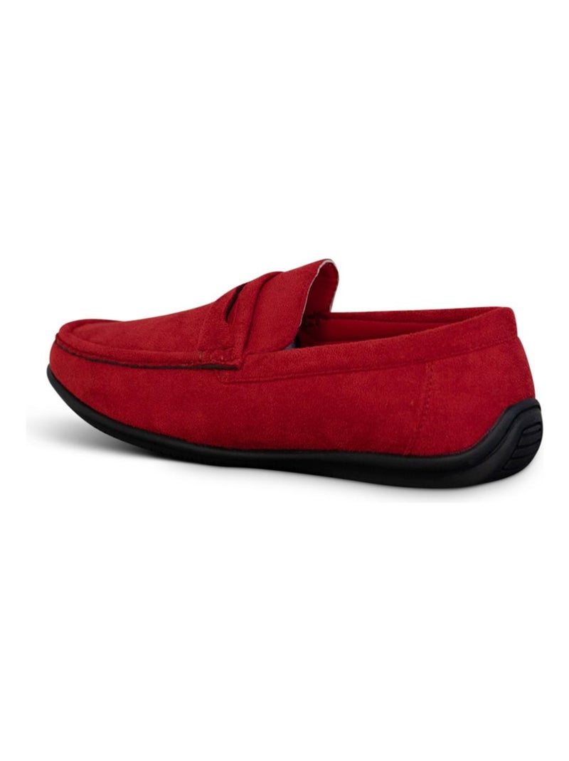 Mocasín sin cordones Kebello Rojo - Kiabi