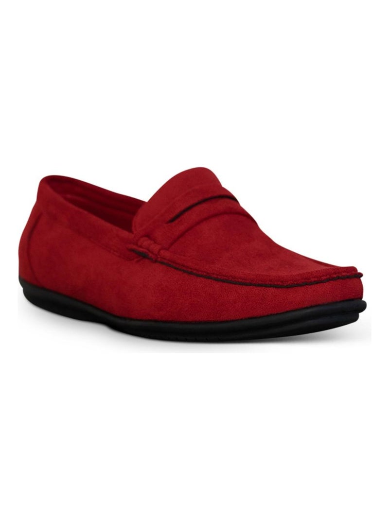 Mocasín sin cordones Kebello Rojo - Kiabi
