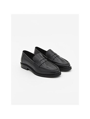 Mocasin tendencia Purapiel Bro color negro