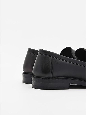 Mocasin tendencia Purapiel Bro color negro