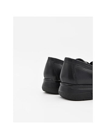 Mocasin tendencia Purapiel Bro color negro