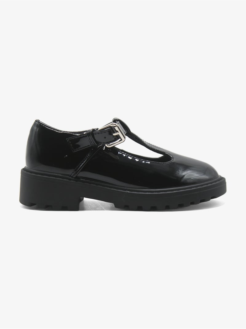 Mocasines abiertos Negro Negro - Kiabi