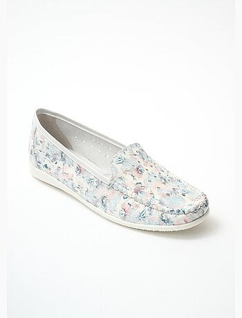 Mocasines anchos confort de piel suave