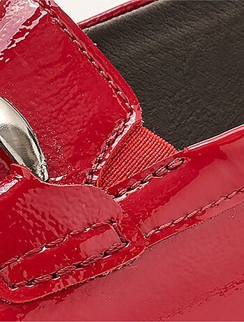 Mocasines cadena eslabones piel ancho ancho - Afibel