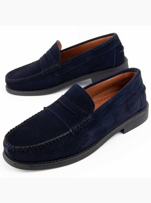 Mocasines Casual Cuero Purapiel - Kiabi