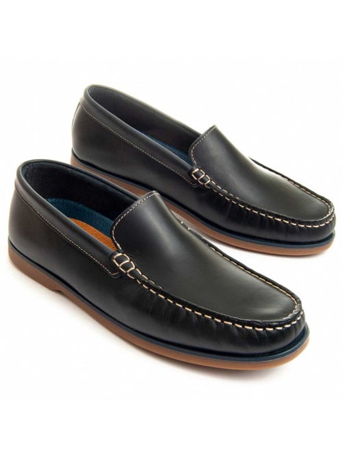 Mocasines Casual Cuero Purapiel - Kiabi