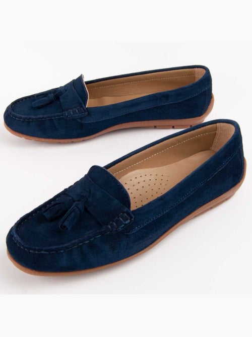 Mocasines Casual Cuero Purapiel - Kiabi