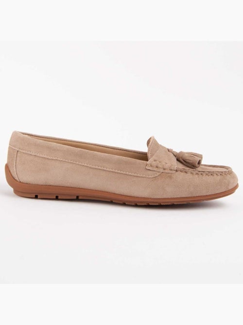 Mocasines Casual Cuero Purapiel - Kiabi