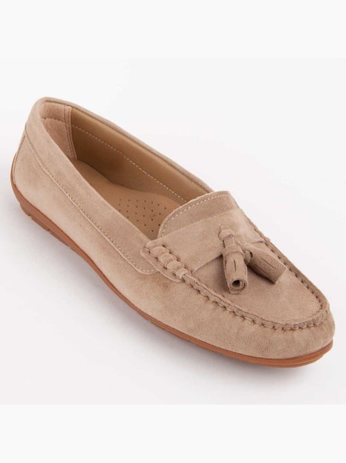 Mocasines Casual Cuero Purapiel - Kiabi