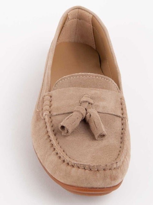 Mocasines Casual Cuero Purapiel - Kiabi