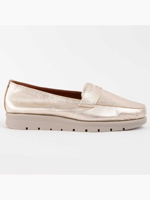 Mocasines Casual Cuero Purapiel - Kiabi