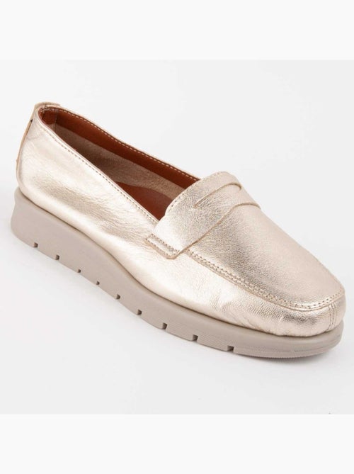 Mocasines Casual Cuero Purapiel - Kiabi