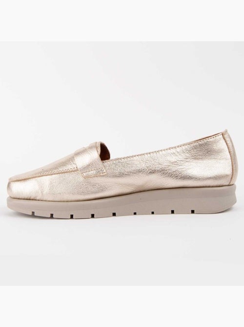 Mocasines Casual Cuero Purapiel - Kiabi
