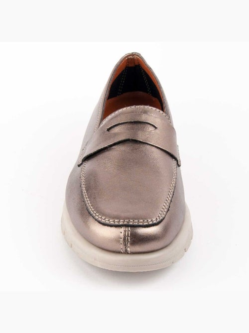 Mocasines Casual Cuero Purapiel - Kiabi