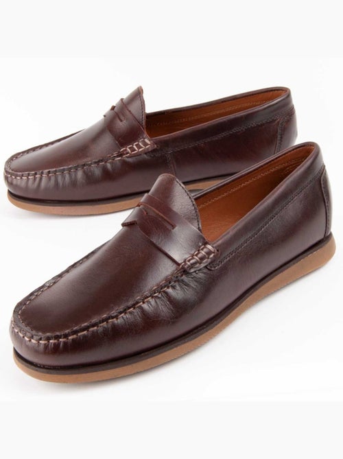 Mocasines Casual Cuero Purapiel - Kiabi