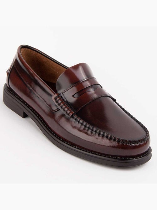 Mocasines Casual Cuero Purapiel - Kiabi