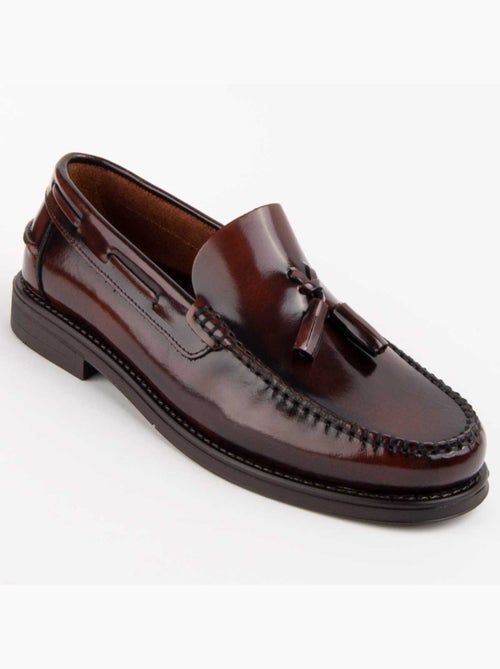 Mocasines Casual Cuero Purapiel - Kiabi