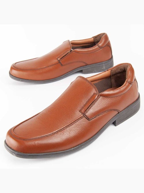 Mocasines Casual Cuero Purapiel - Kiabi