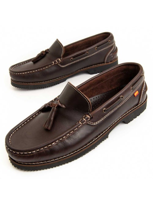 Mocasines Casual Cuero Purapiel - Kiabi