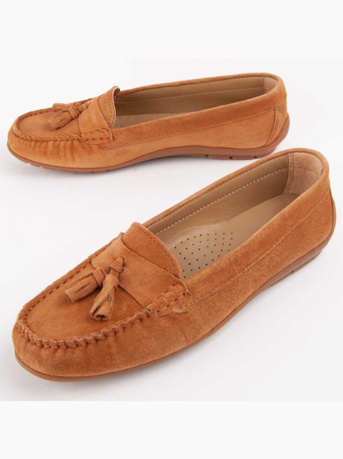 Mocasines Casual Cuero Purapiel - Kiabi