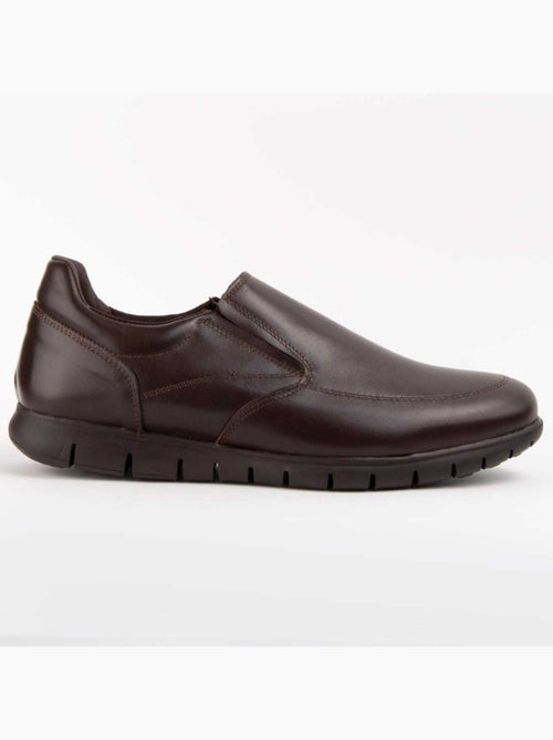 Mocasines Casual Cuero Purapiel - Kiabi