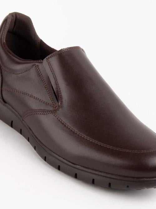 Mocasines Casual Cuero Purapiel - Kiabi