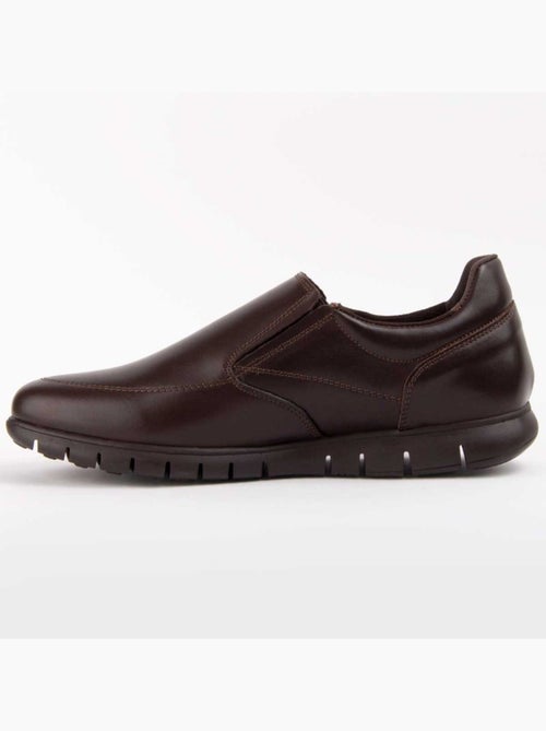 Mocasines Casual Cuero Purapiel - Kiabi