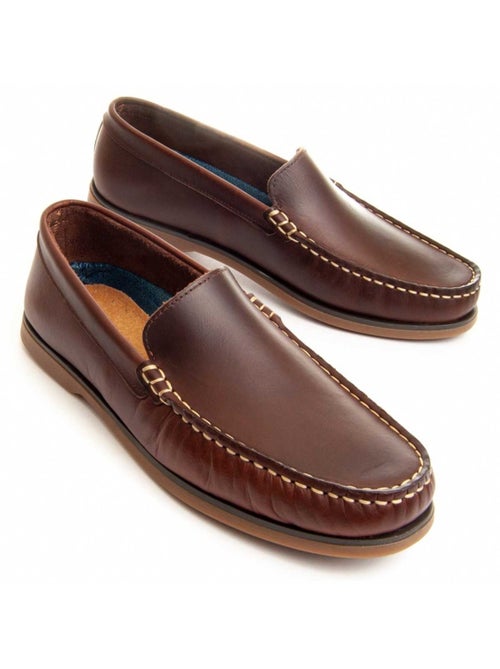 Mocasines Casual Cuero Purapiel - Kiabi