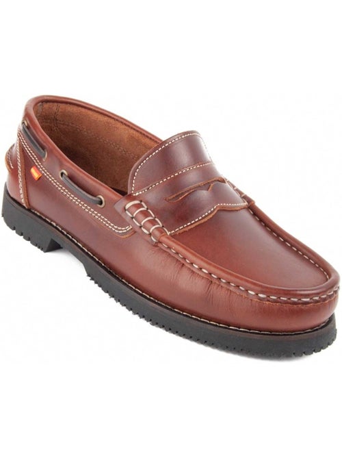 Mocasines Casual Cuero Purapiel - Kiabi