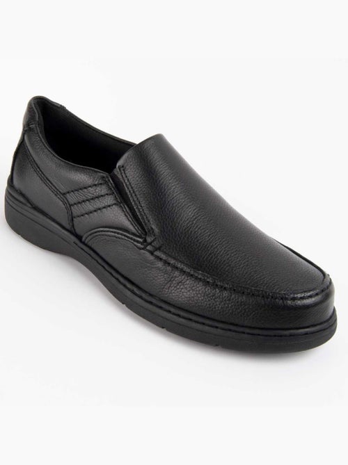Mocasines Casual Cuero Purapiel - Kiabi
