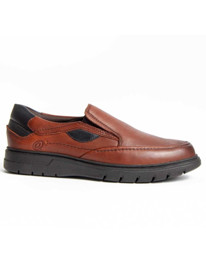Mocasines Casual Cuero Purapiel Negro - Kiabi