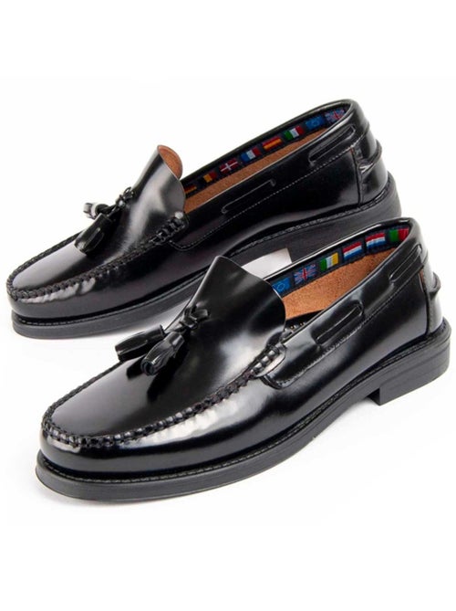 Mocasines Casual Cuero Purapiel - Kiabi