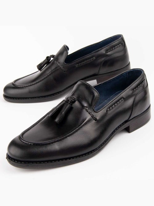 Mocasines Casual Cuero Purapiel - Kiabi