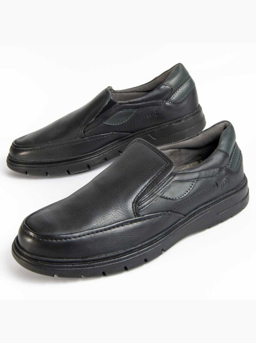 Mocasines Casual Cuero Purapiel - Kiabi