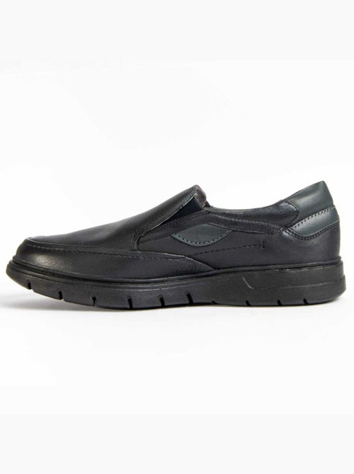 Mocasines Casual Cuero Purapiel - Kiabi