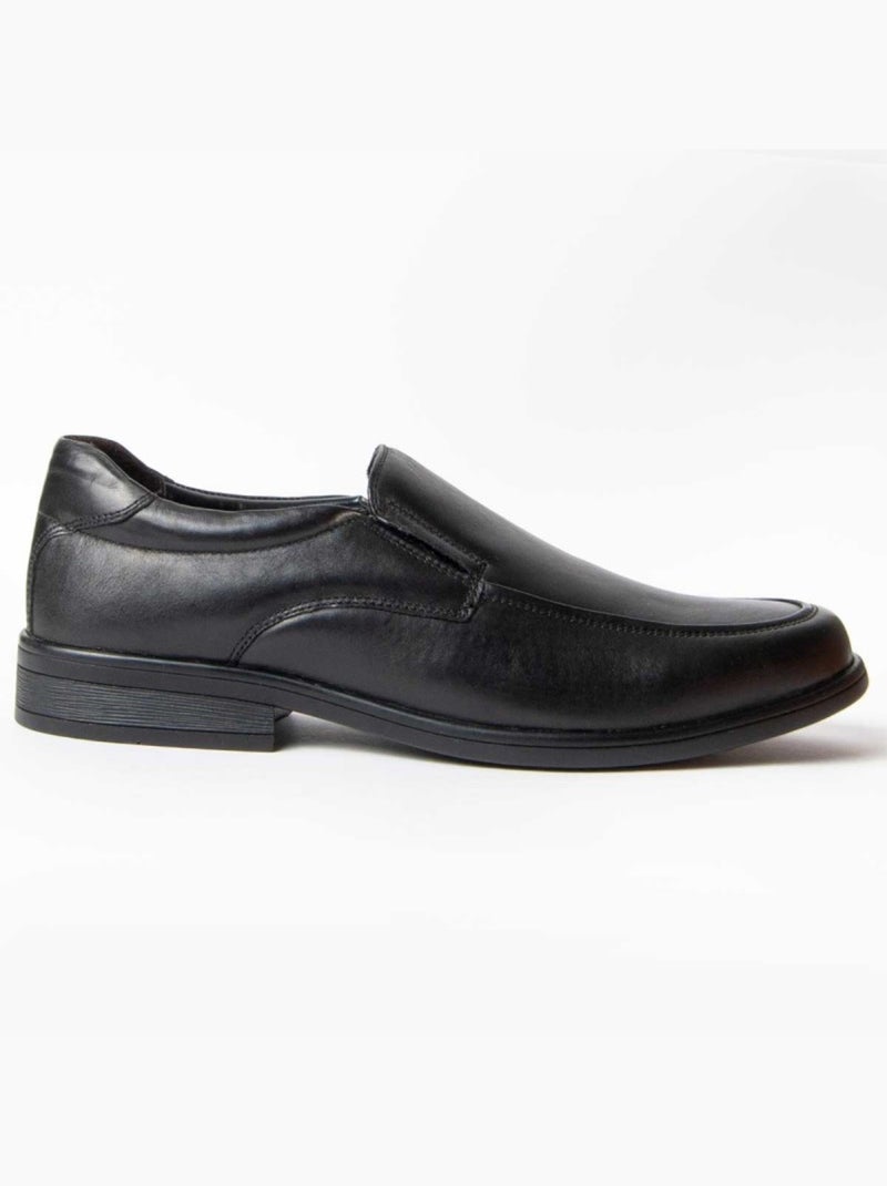 Mocasines Casual Cuero Purapiel Negro - Kiabi