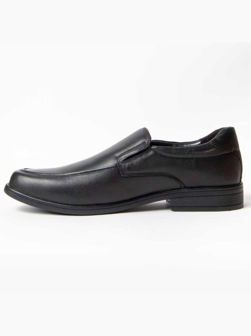 Mocasines Casual Cuero Purapiel Negro - Kiabi